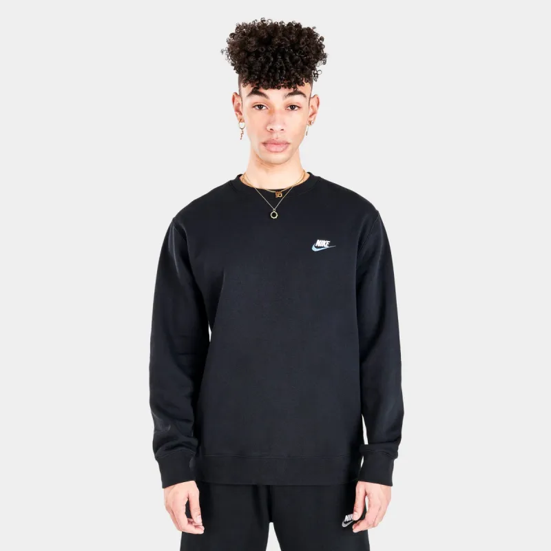Nike Sportswear Club Fleece Crewneck Sweatshirt / Black sold by JD Sports