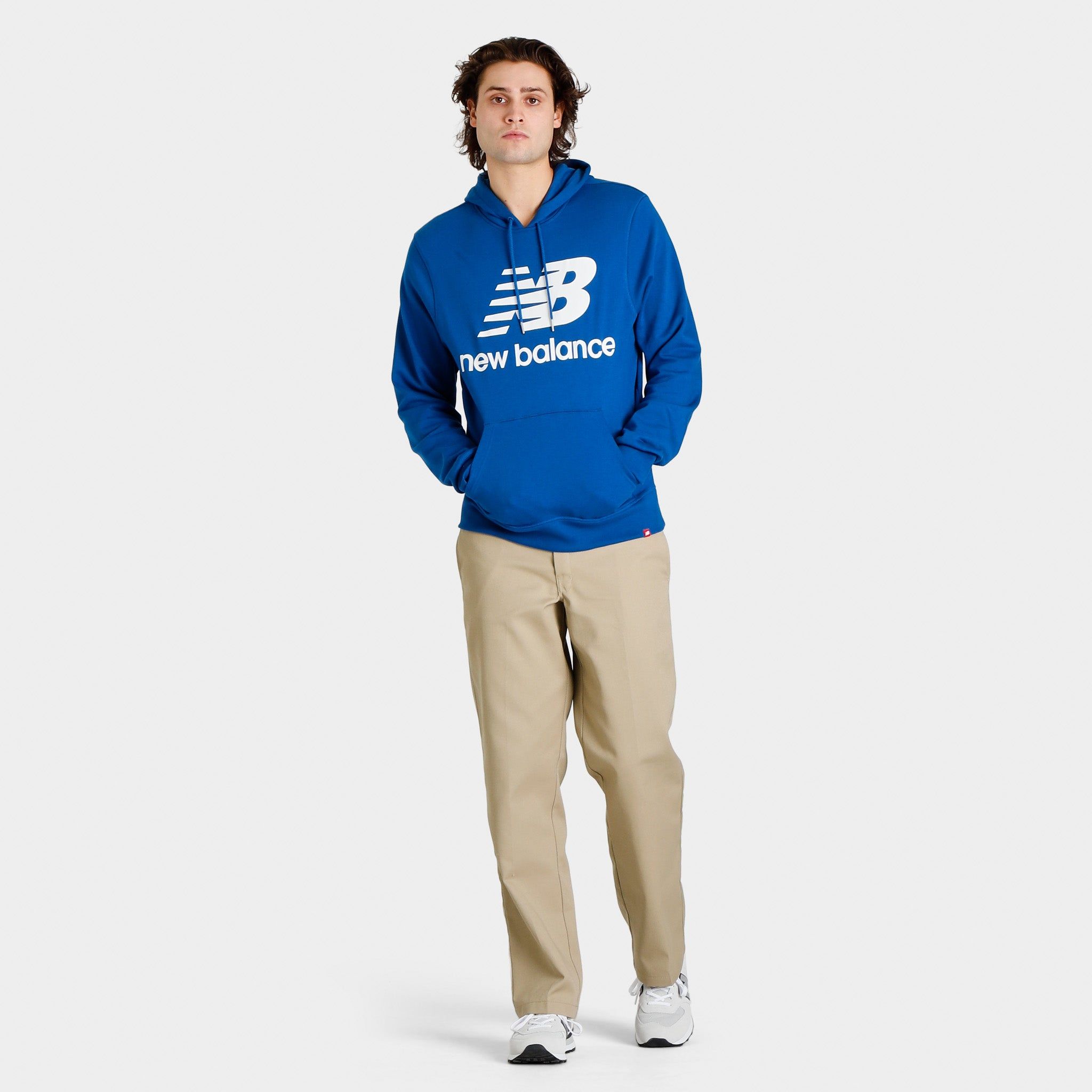 New Balance Essential Stacked Pullover Hoodie / Blue Groove sold by JD Sports product image thumbnail 2