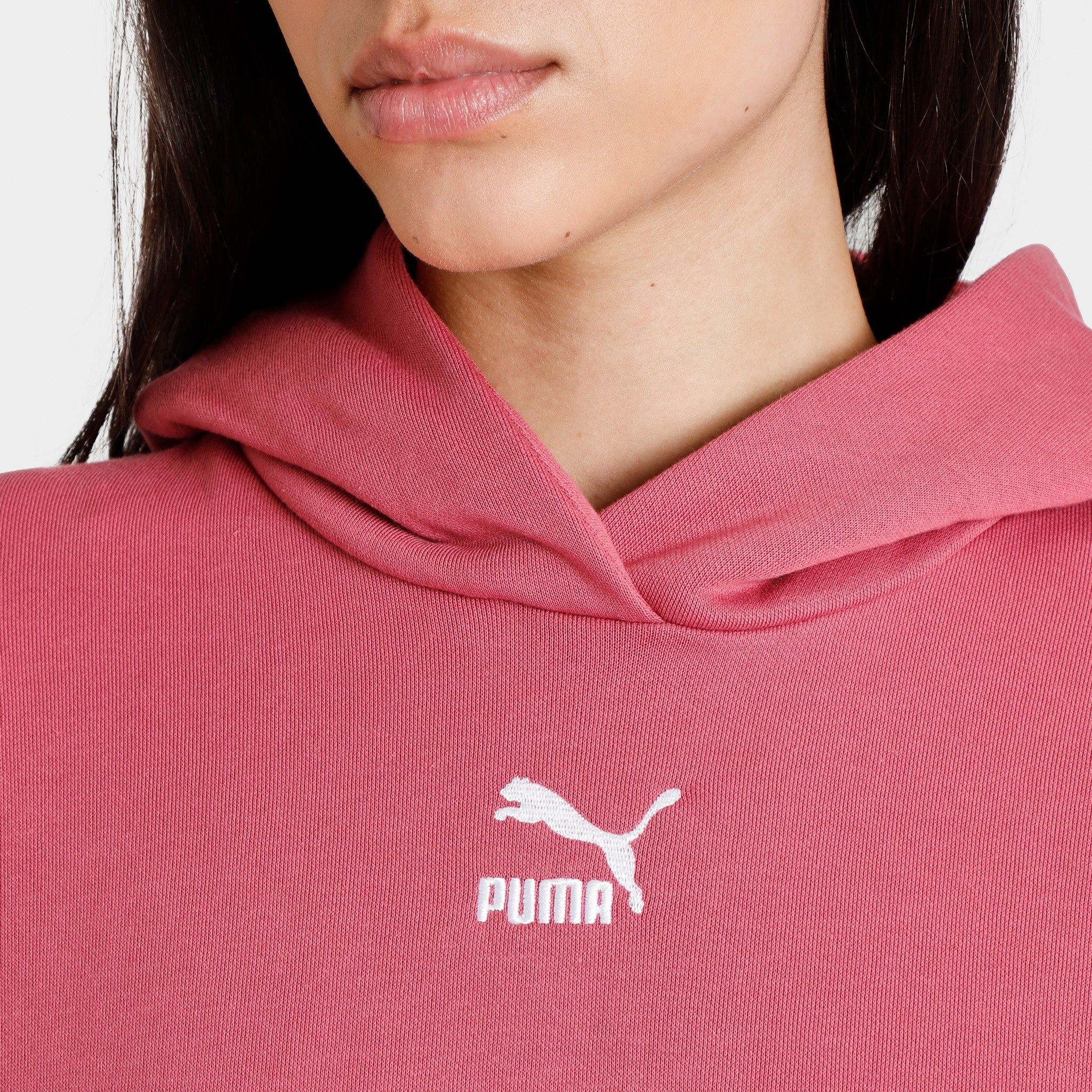 Puma Women's Classics Oversized Pullover Hoodie / Dusty Orchid sold by JD Sports product image thumbnail 5