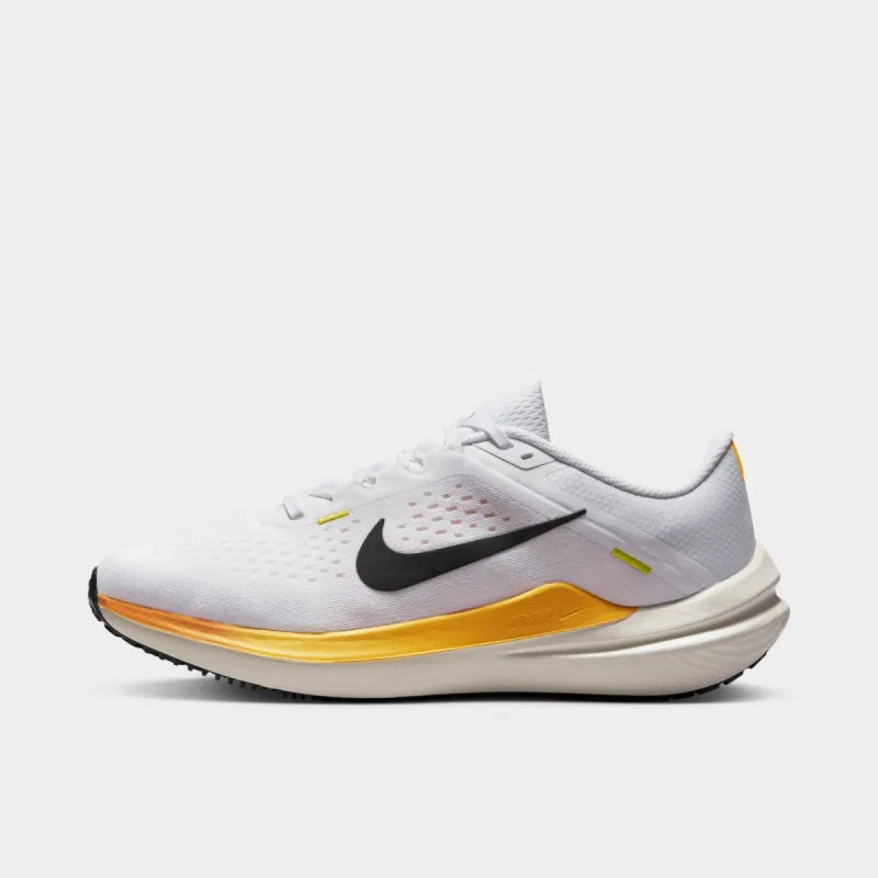 Nike Women's Winflo 10 White / Citron Pulse - Vivid Orange sold by JD Sports