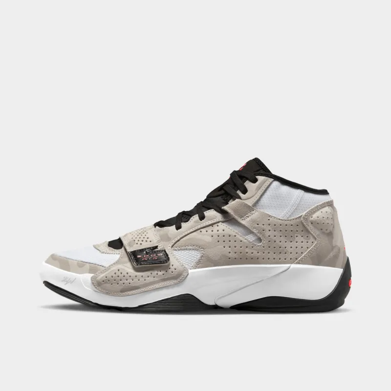 Jordan Zion 2 White / Black - Photon Dust sold by JD Sports