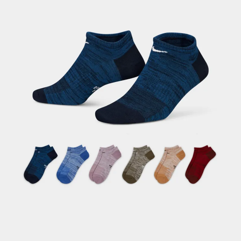 Nike Women's Everyday Lightweight No-Show Training Socks (6 Pack) / Multi-Colour sold by JD Sports