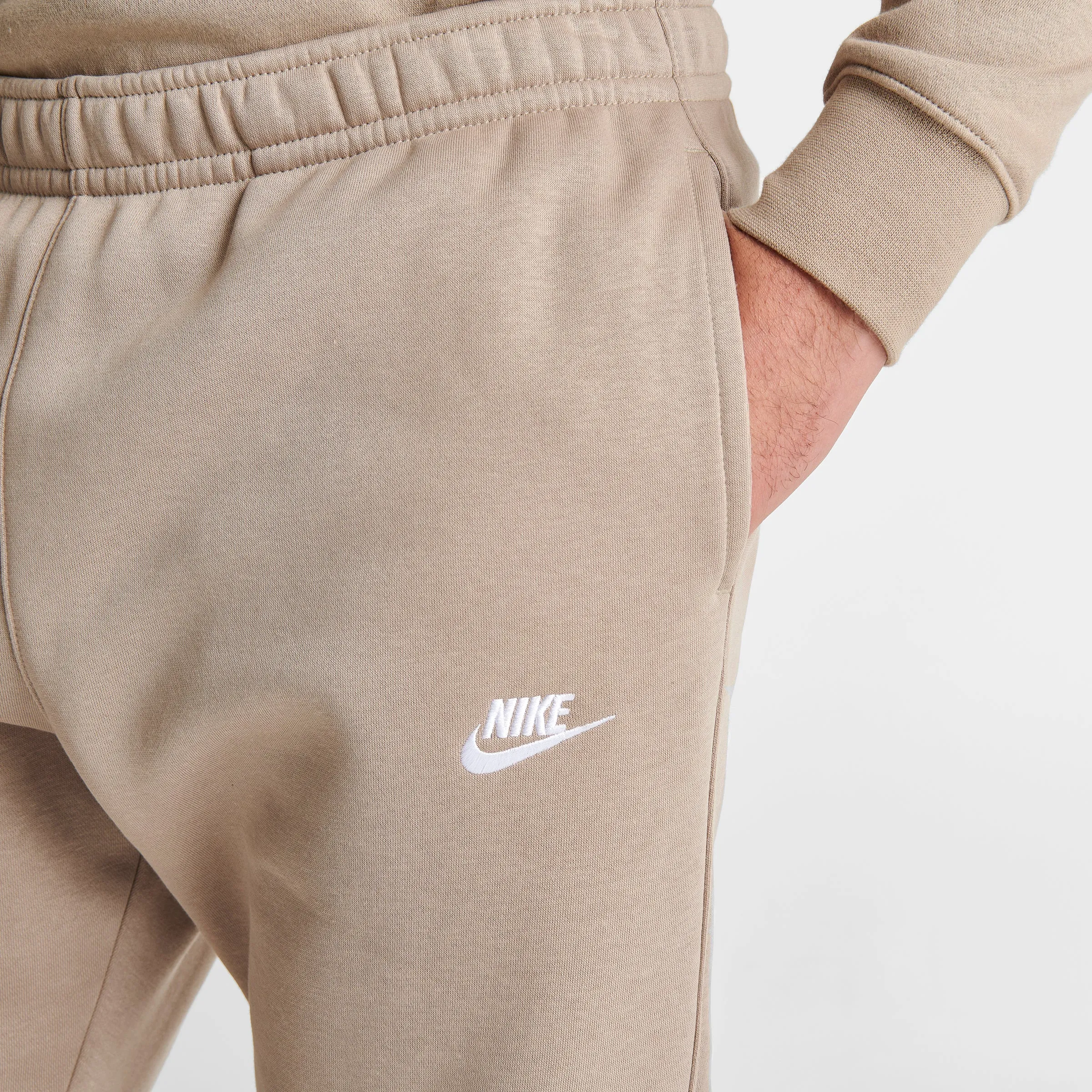 Nike Sportswear Club Fleece Joggers Khaki / White sold by JD Sports product image thumbnail 5