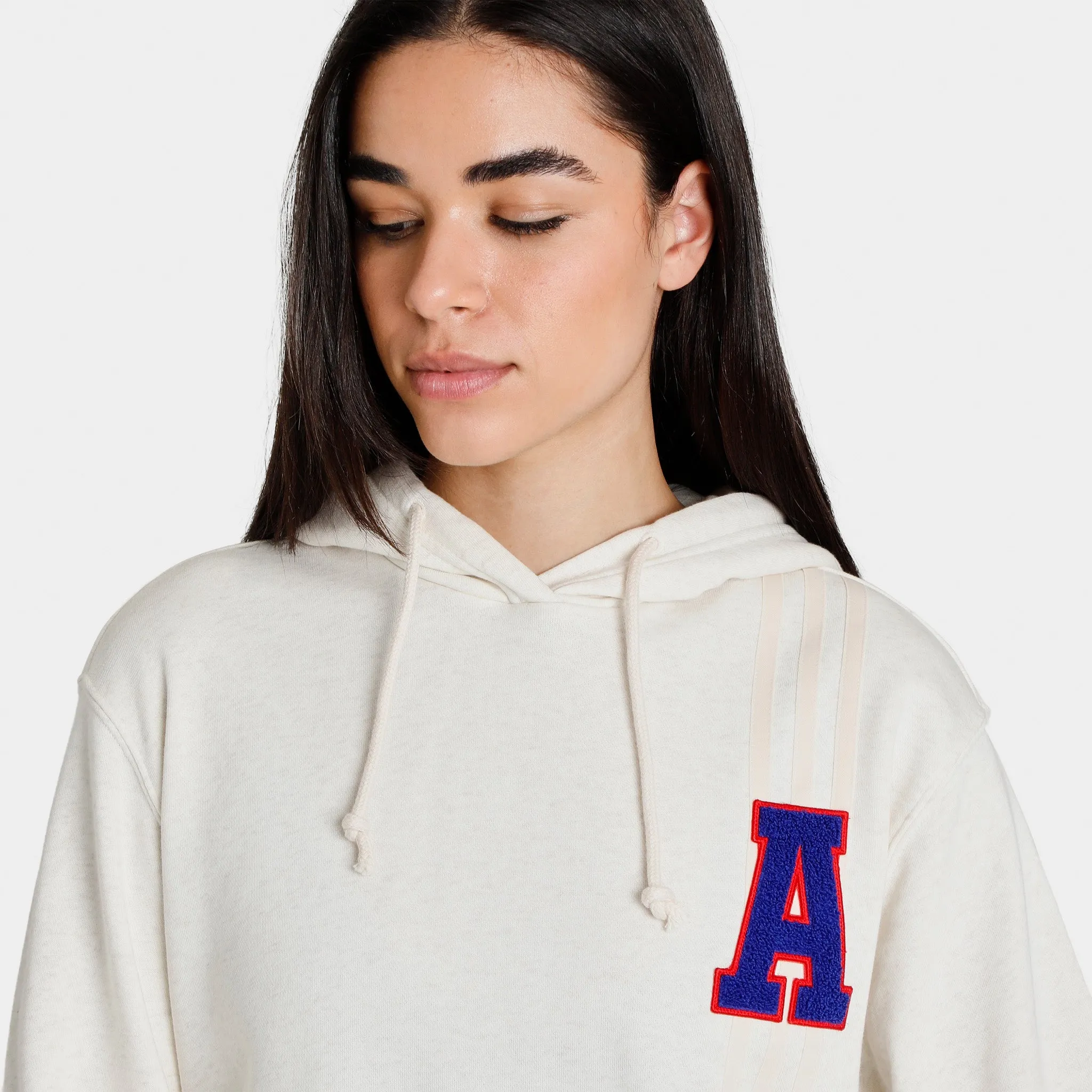 adidas Originals Women's Small Logo Pullover Hoodie / Wonder White sold by JD Sports product image thumbnail 3