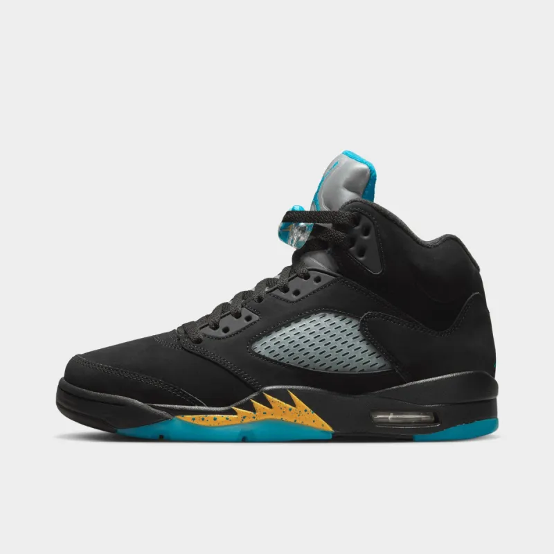 Air Jordan 5 Retro Black / Aquatone - Taxi sold by JD Sports