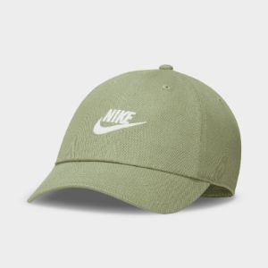 Nike Sportswear Heritage86 Futura Washed Cap Oil Green / White sold by JD Sports
