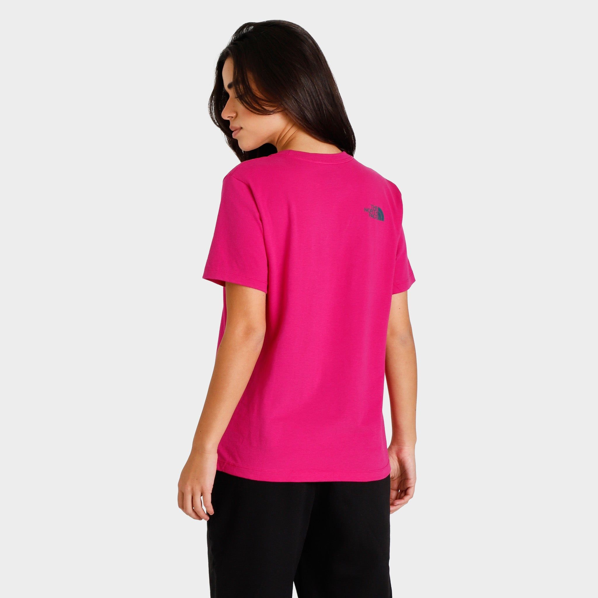 The North Face Women's Geo NSE T-shirt Fuschia Pink / Ponderosa Green sold by JD Sports product image thumbnail 2