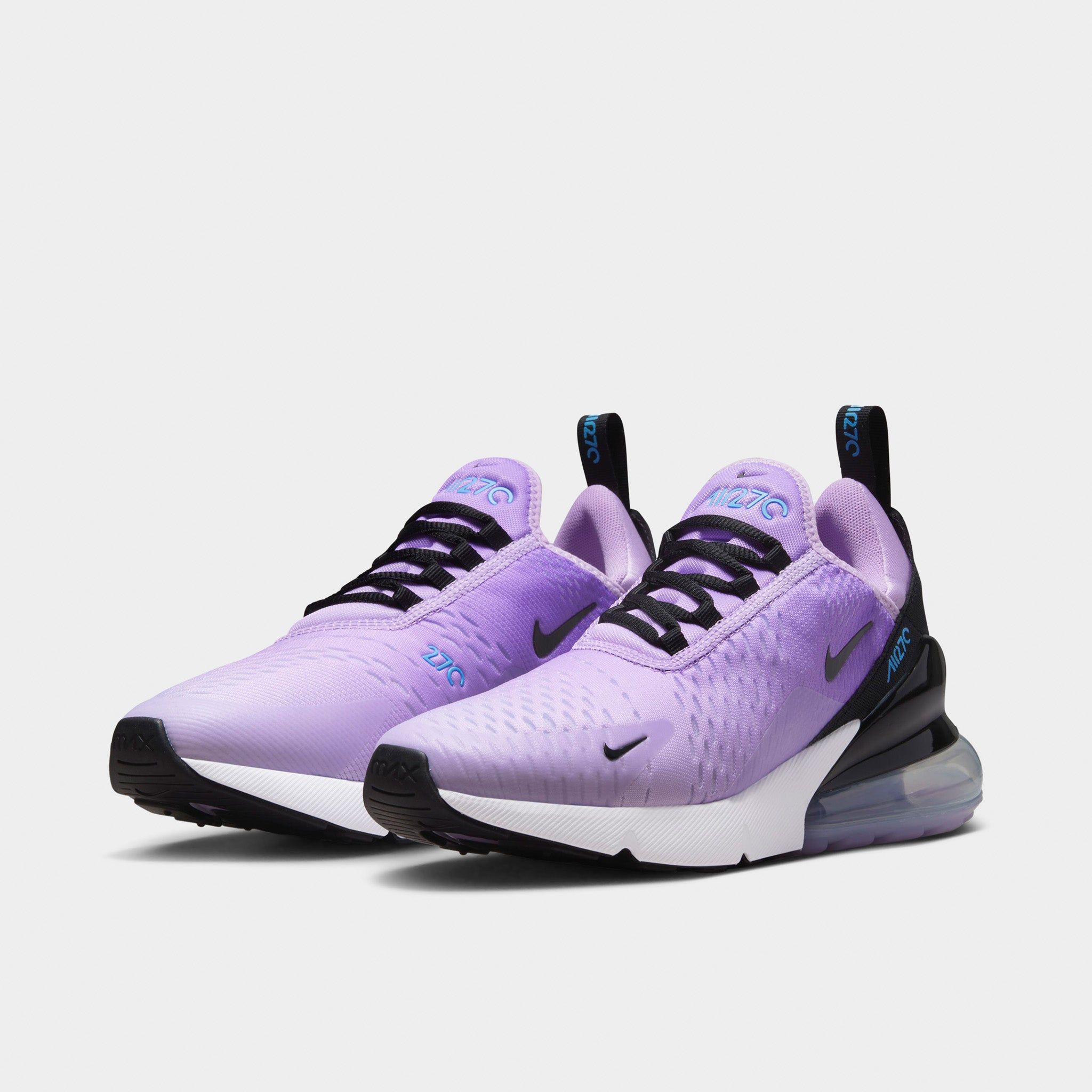 Nike Women's Air Max 270 Lilac / Black - University Blue sold by JD Sports product image thumbnail 2