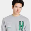 Hoodrich OG Pulse Crewneck Heather Grey / White - Green sold by JD Sports