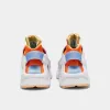 Nike Air Huarache White / Safety Orange - University Blue sold by JD Sports