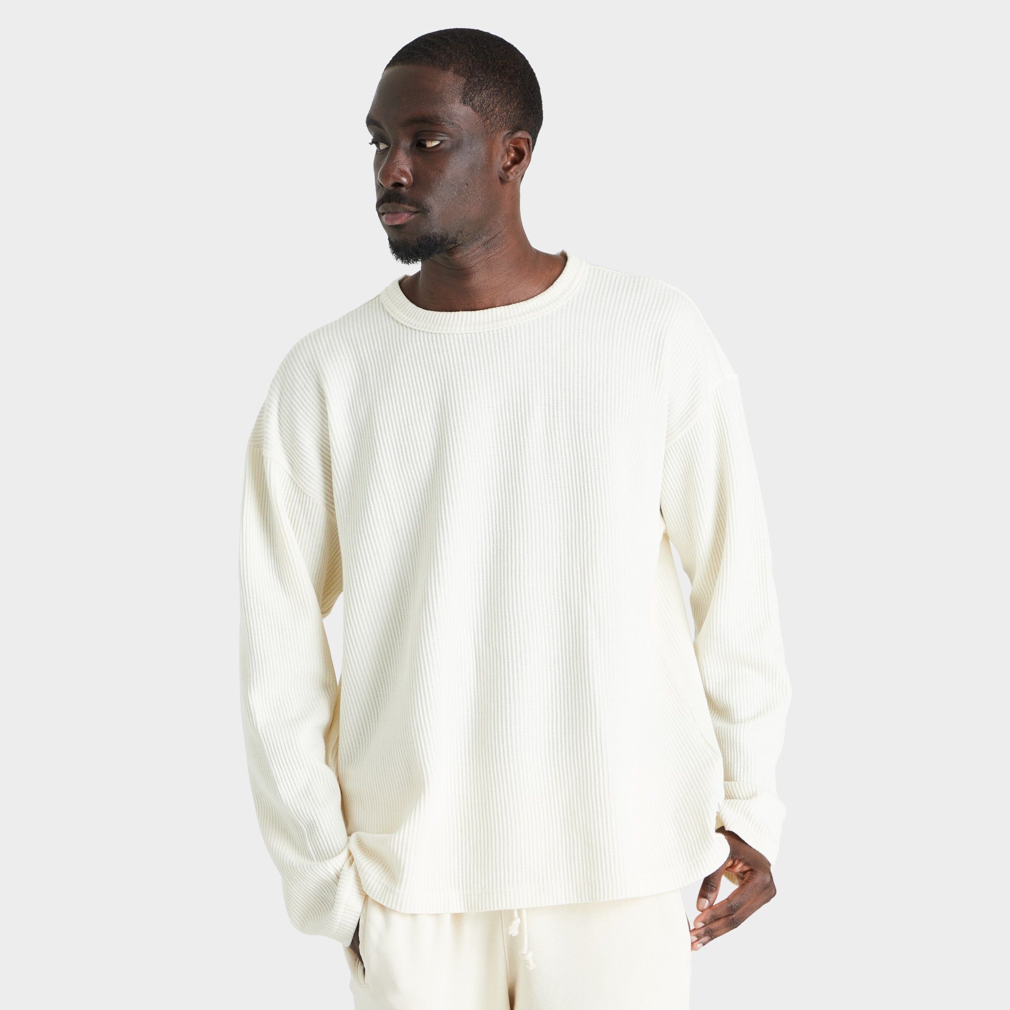 Reebok Classics Natural Dye Waffle Crew Sweatshirt / Non-Dyed sold by JD Sports