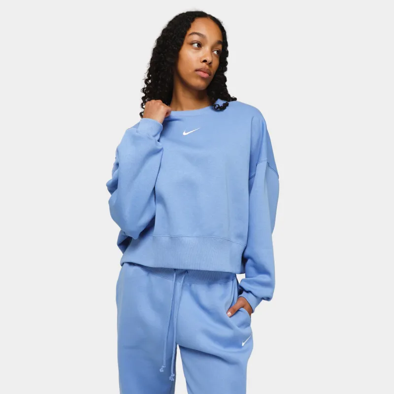Nike Sportswear Women's Phoenix Fleece Over-Oversized Crewneck Polar / Sail sold by JD Sports