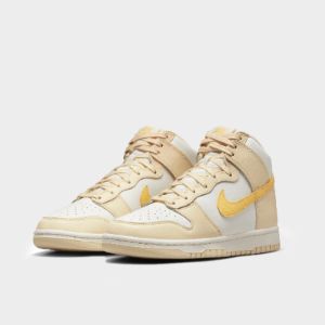 Nike Women's Dunk High Pale Vanilla / Topaz Gold - Sail sold by JD Sports
