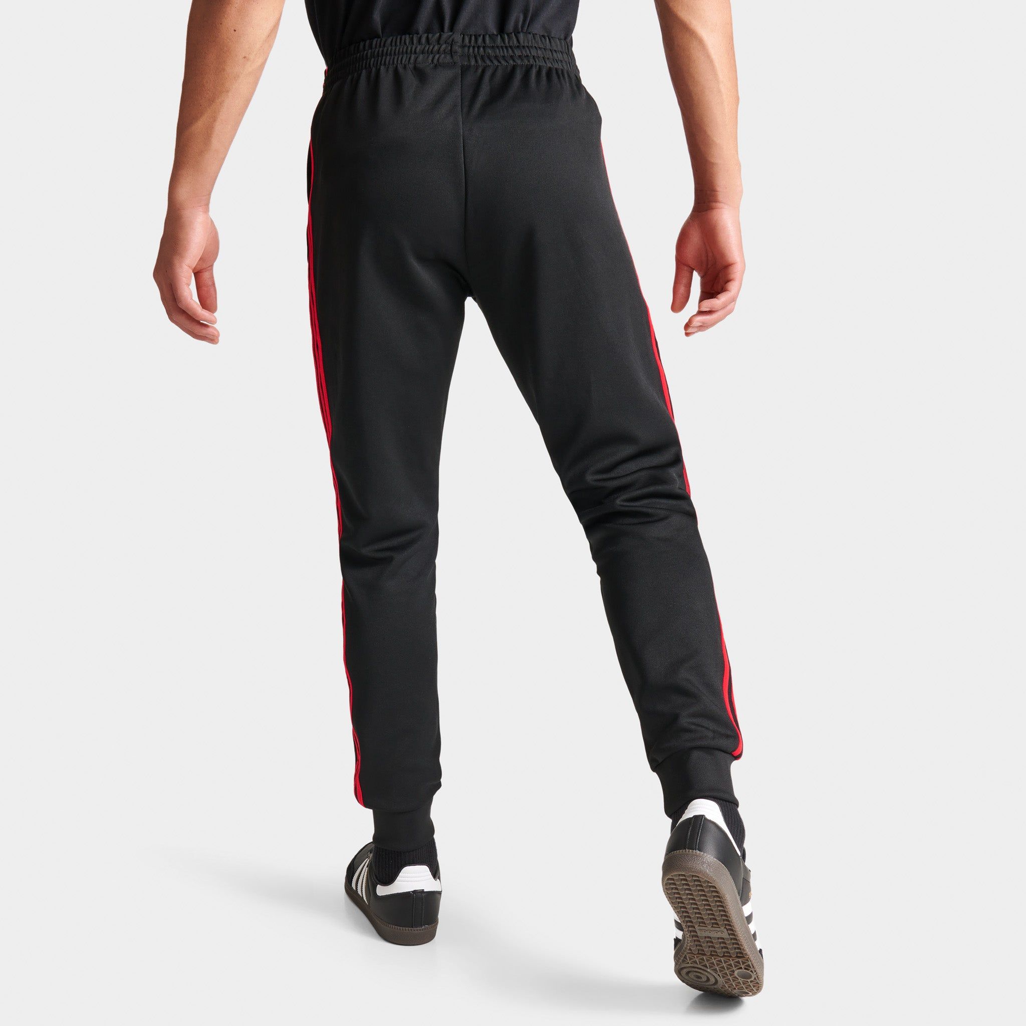 adidas Originals SST Track Pants Black / Better Scarlet sold by JD Sports product image thumbnail 2
