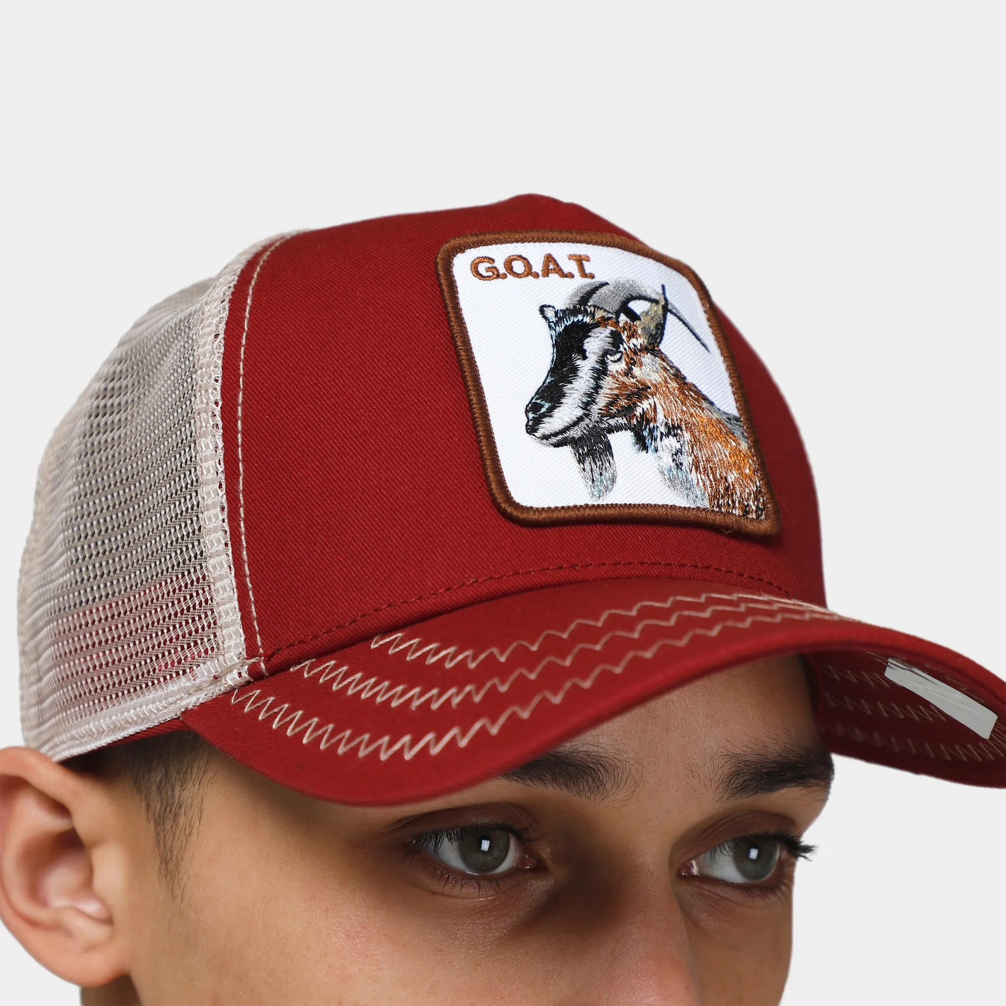 Goorin Bros. The Goat Trucker Hat / Red sold by JD Sports product image thumbnail 4