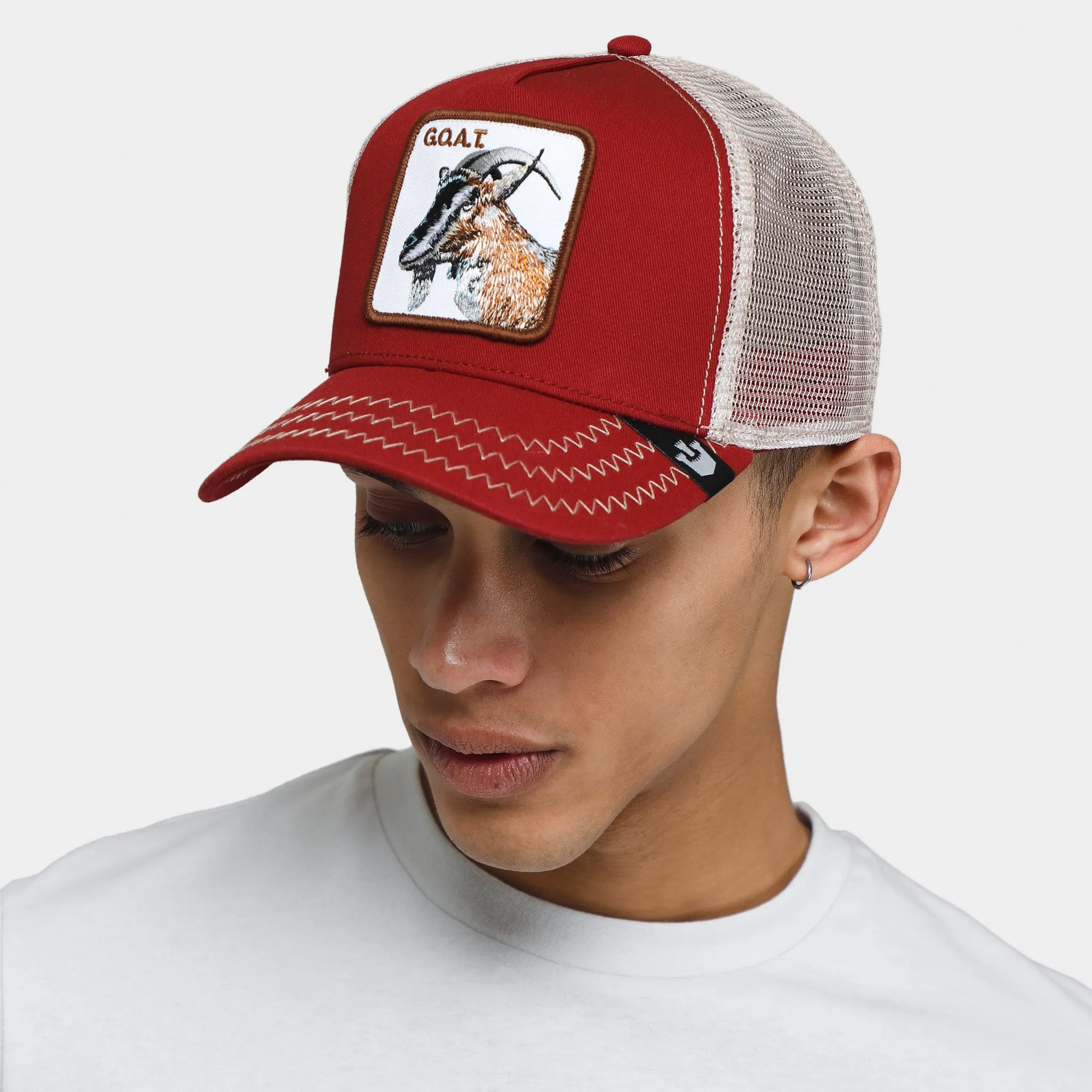 Goorin Bros. The Goat Trucker Hat / Red sold by JD Sports