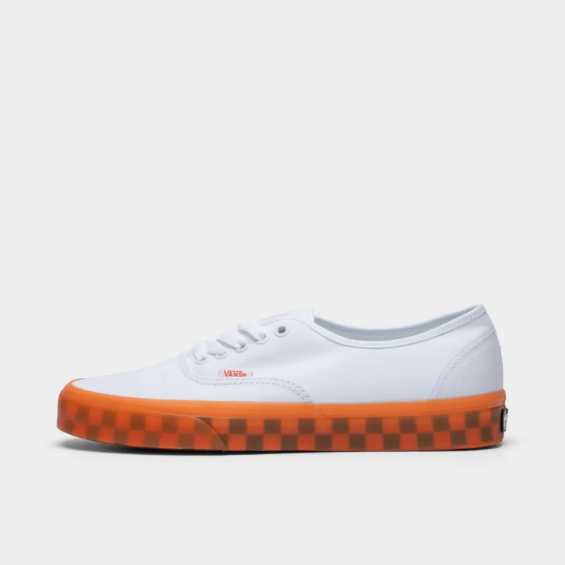 Vans Authentic Translucent True White / Orange Sunrise sold by JD Sports