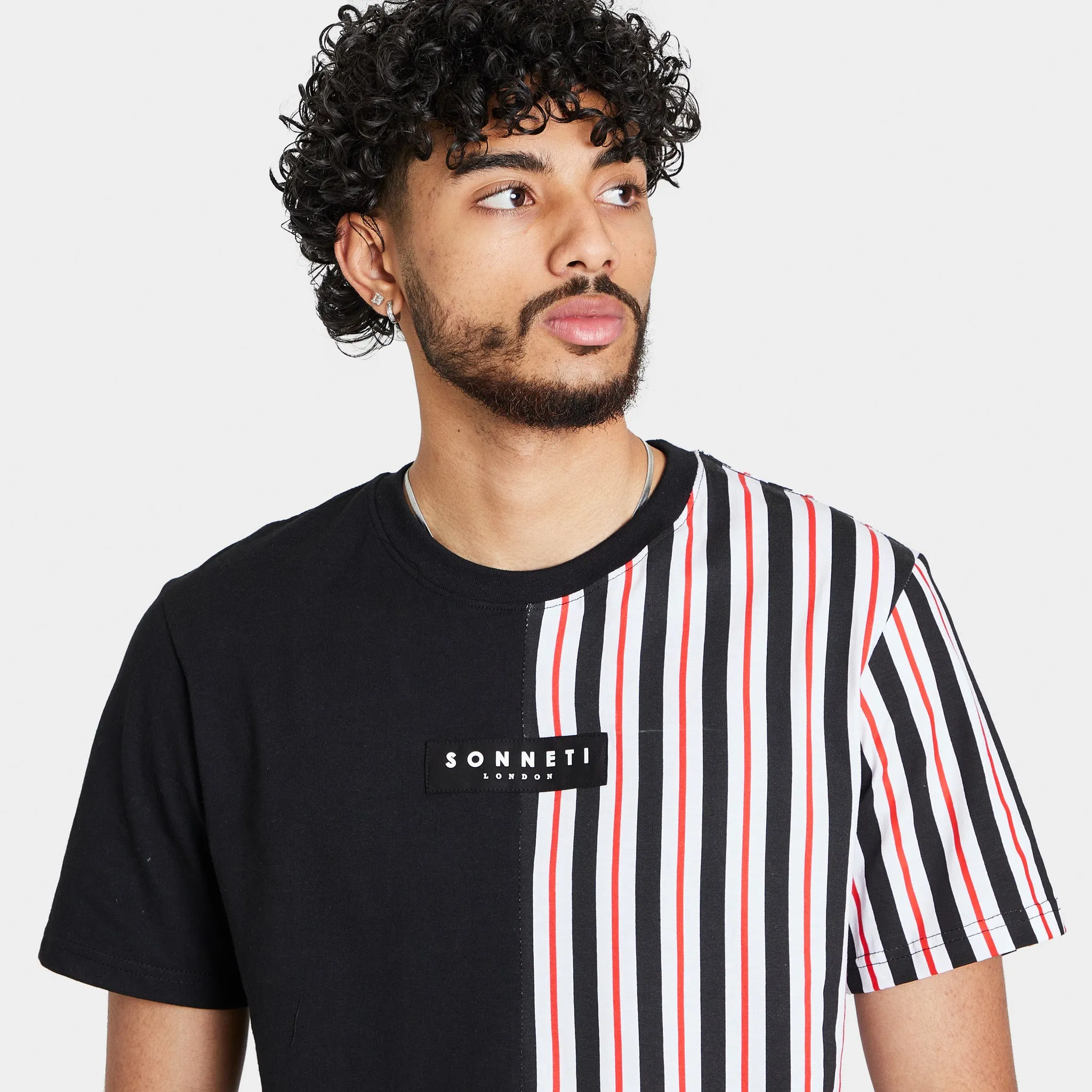 Sonneti London Splice T-shirt / Jet Black sold by JD Sports product image thumbnail 3