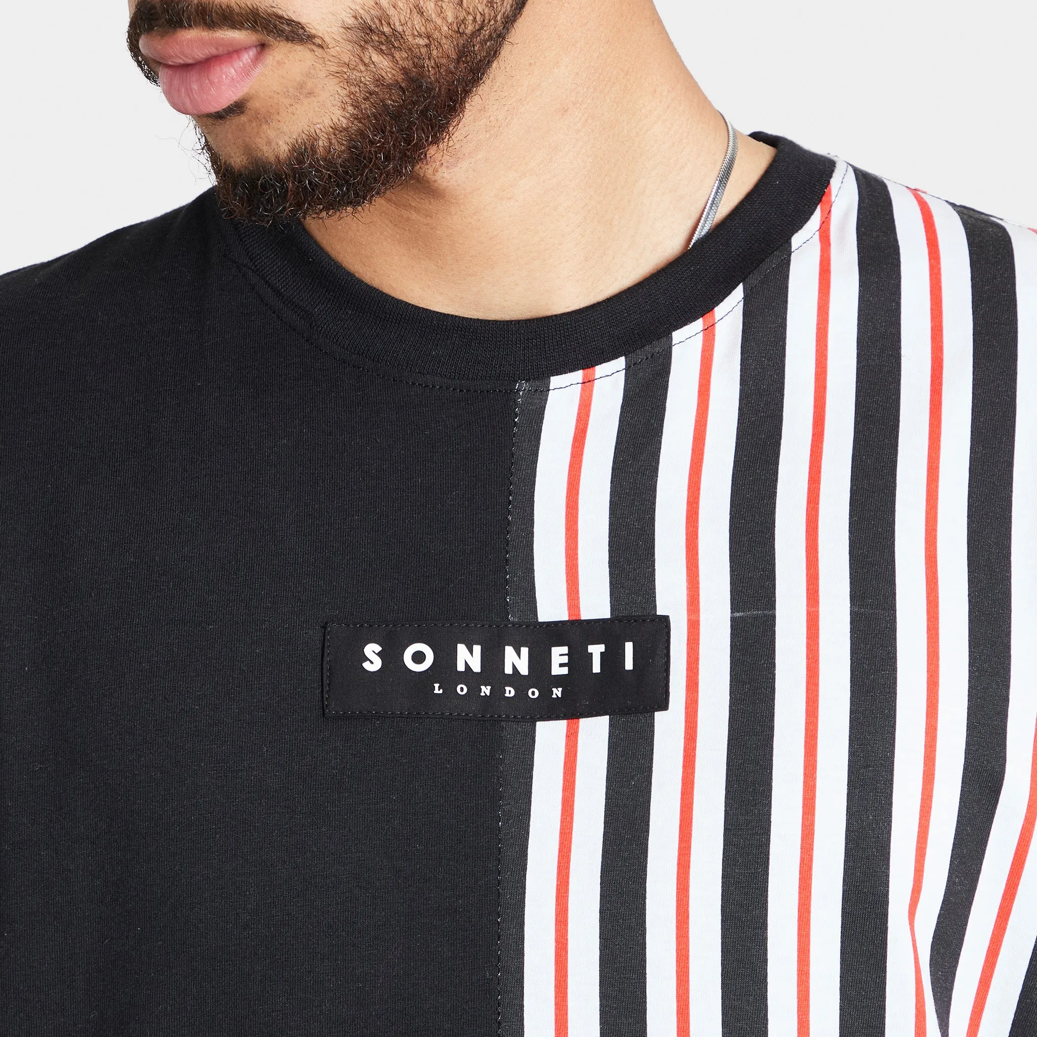 Sonneti London Splice T-shirt / Jet Black sold by JD Sports product image thumbnail 4