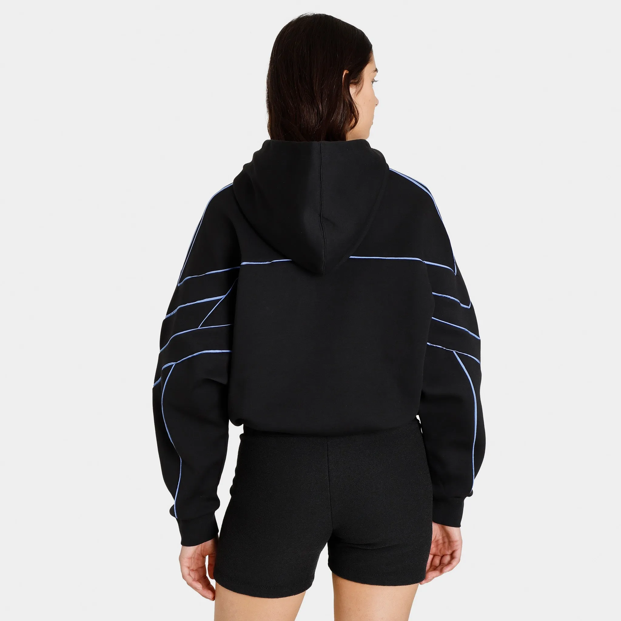 adidas Originals Women's Archive Cut Line Crop Pullover Hoodie / Black sold by JD Sports product image thumbnail 2
