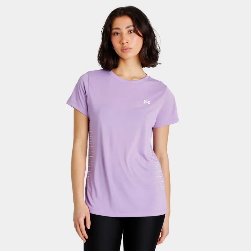 Under Armour Women's JD Reflective T-shirt Digi Purple / White sold by JD Sports