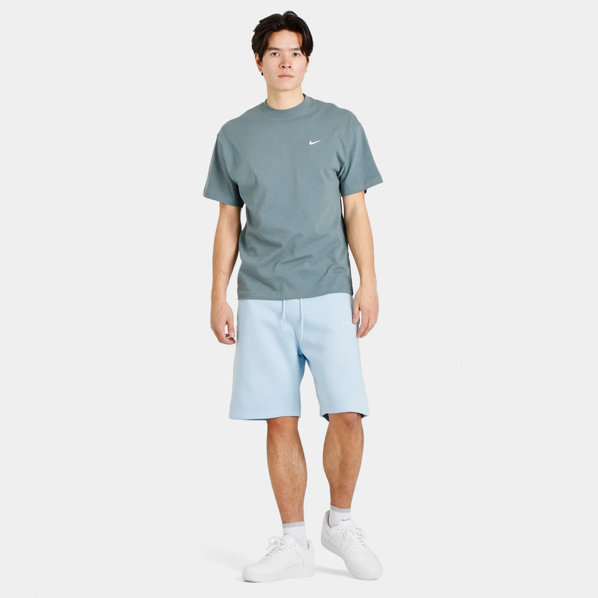Nike Solo Swoosh SS Tee Hasta / White sold by JD Sports product image thumbnail 5