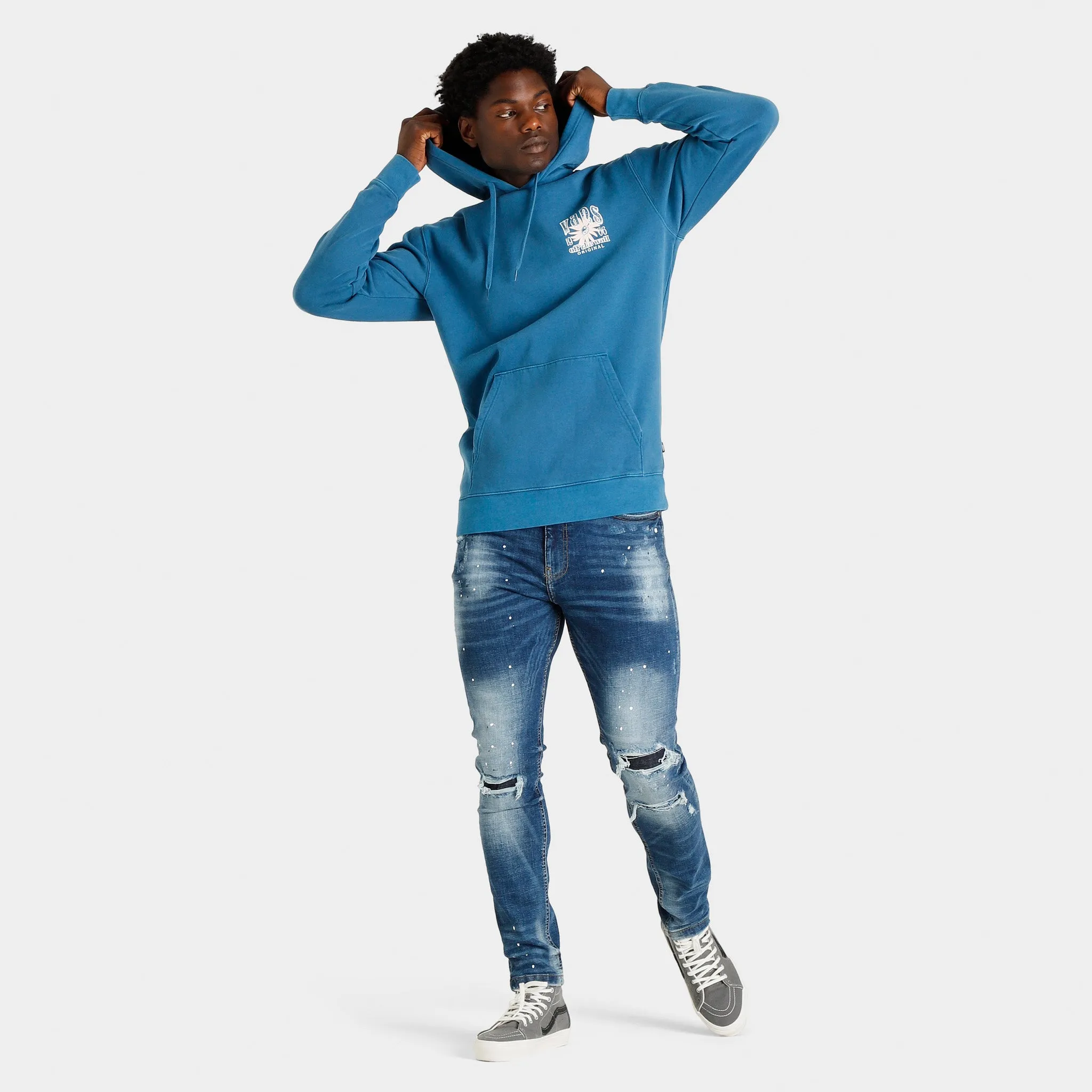 Vans Small Flower Pullover Hoodie / Vans Teal sold by JD Sports product image thumbnail 5