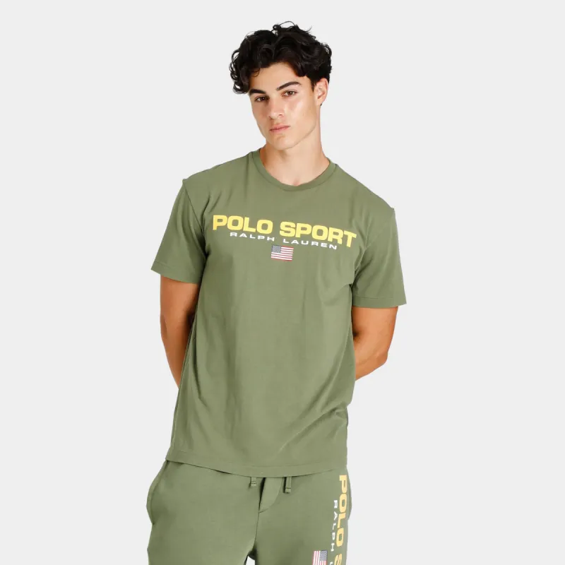 Polo Ralph Lauren Jersey T-shirt / Army Olive sold by JD Sports