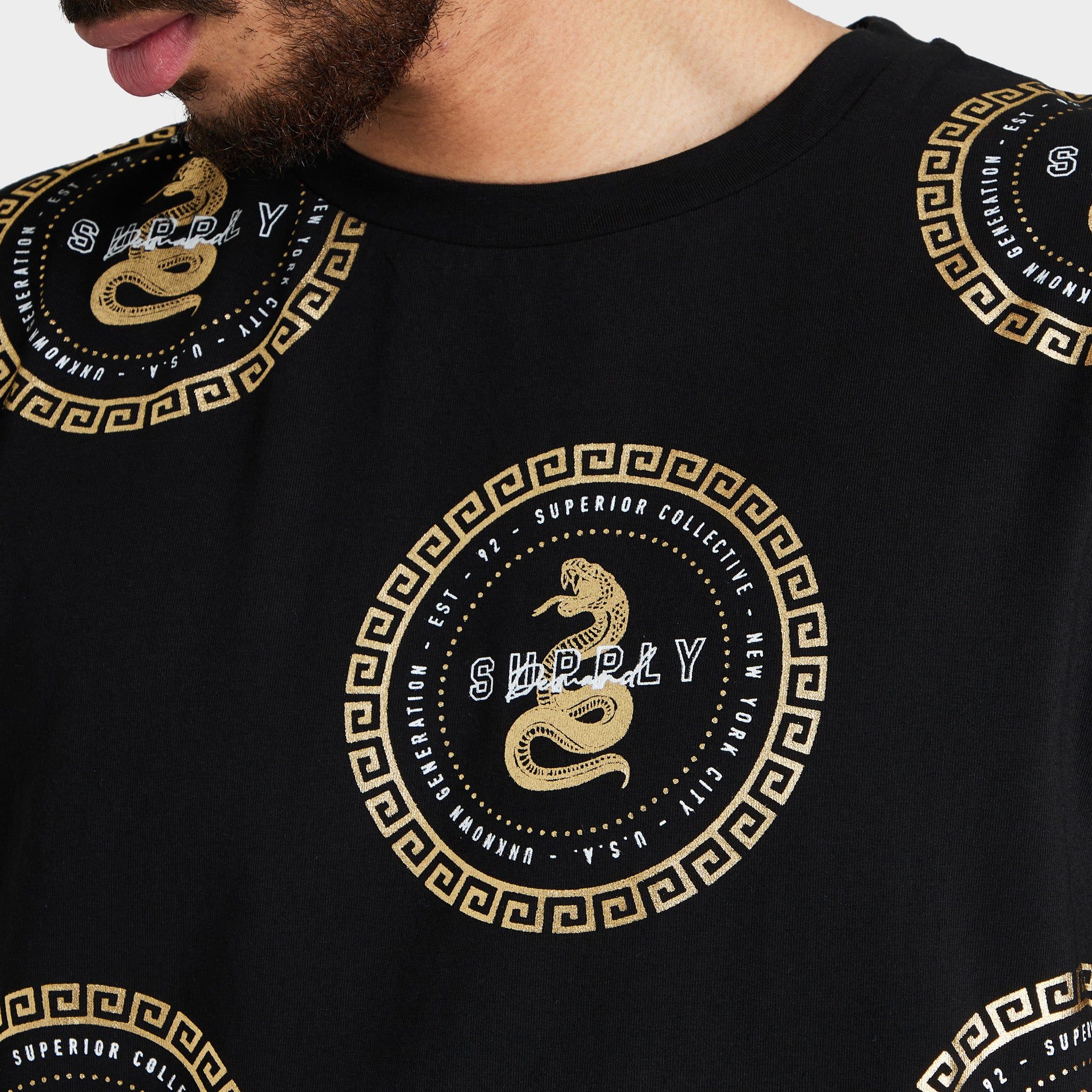 Supply & Demand Shrine T-shirt / Black sold by JD Sports product image thumbnail 4