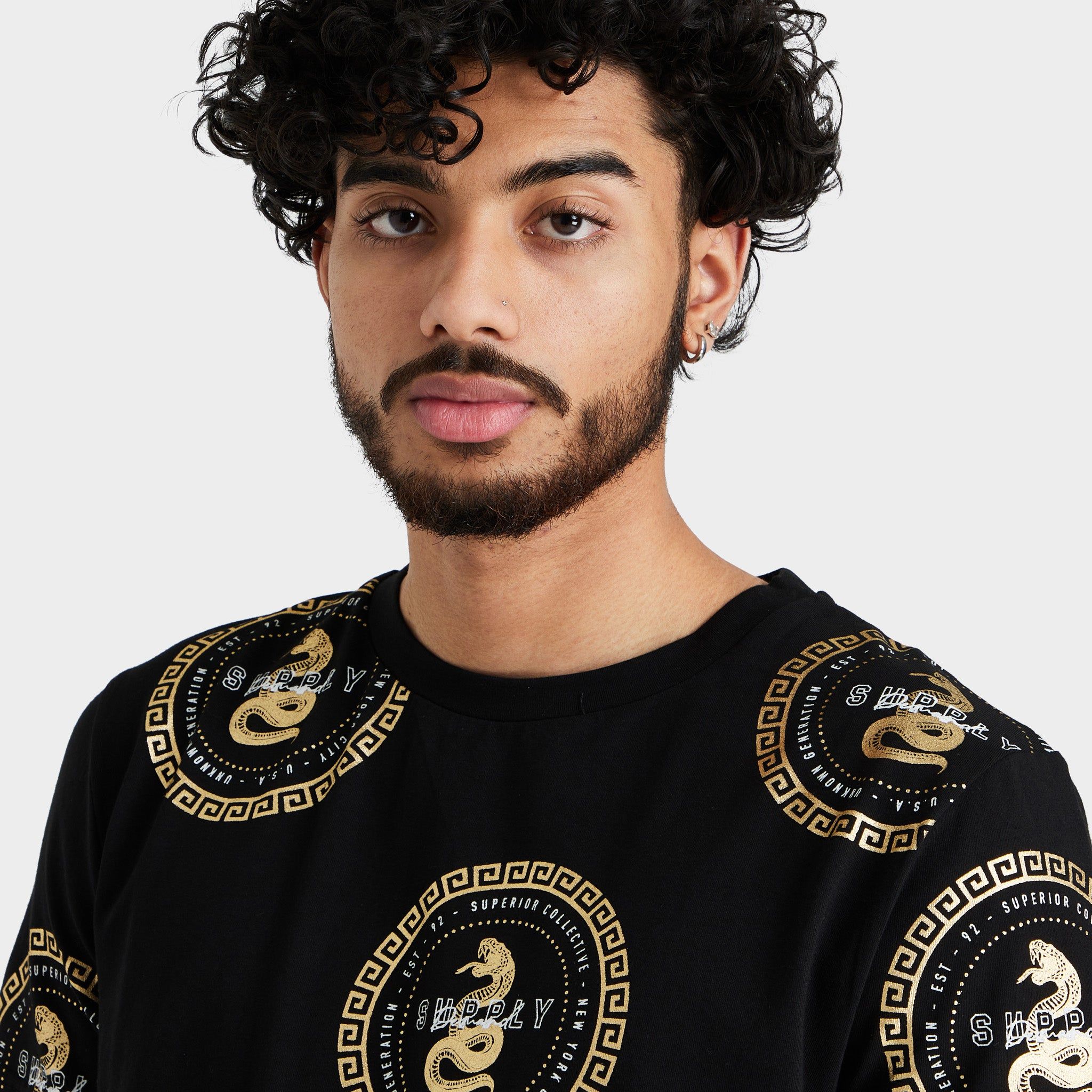 Supply & Demand Shrine T-shirt / Black sold by JD Sports product image thumbnail 3