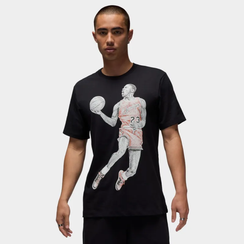 Jordan Brand MJ Dot T-Shirt Black / Sail sold by JD Sports