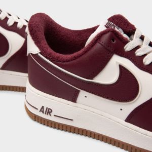 Nike Air Force 1 ‘07 LV8 Sail / Night Maroon - Gum Medium Brown sold by JD Sports