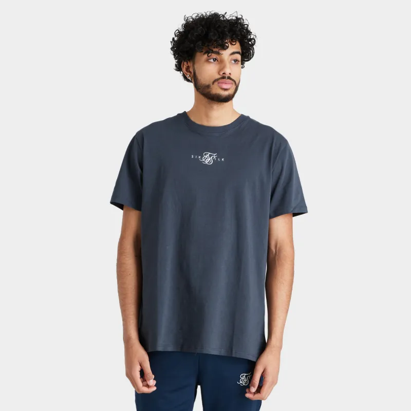 SikSilk Basic Core T-shirt / Navy sold by JD Sports