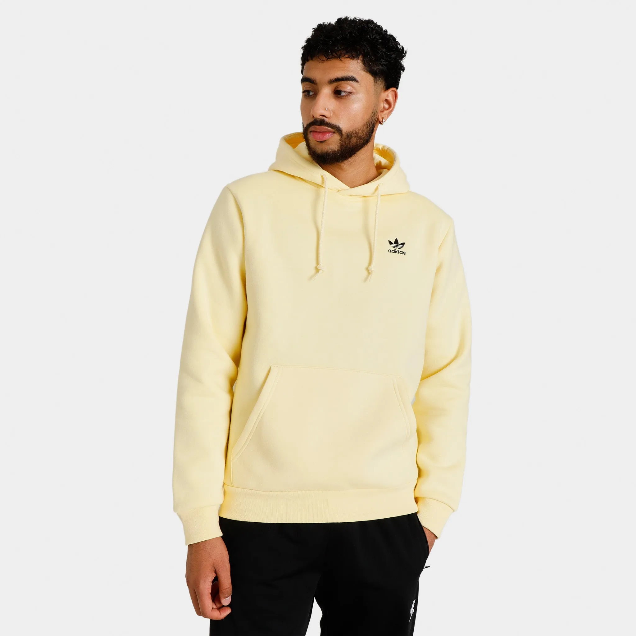 adidas Originals Trefoil Essentials Pullover Hoodie / Almost Yellow sold by JD Sports