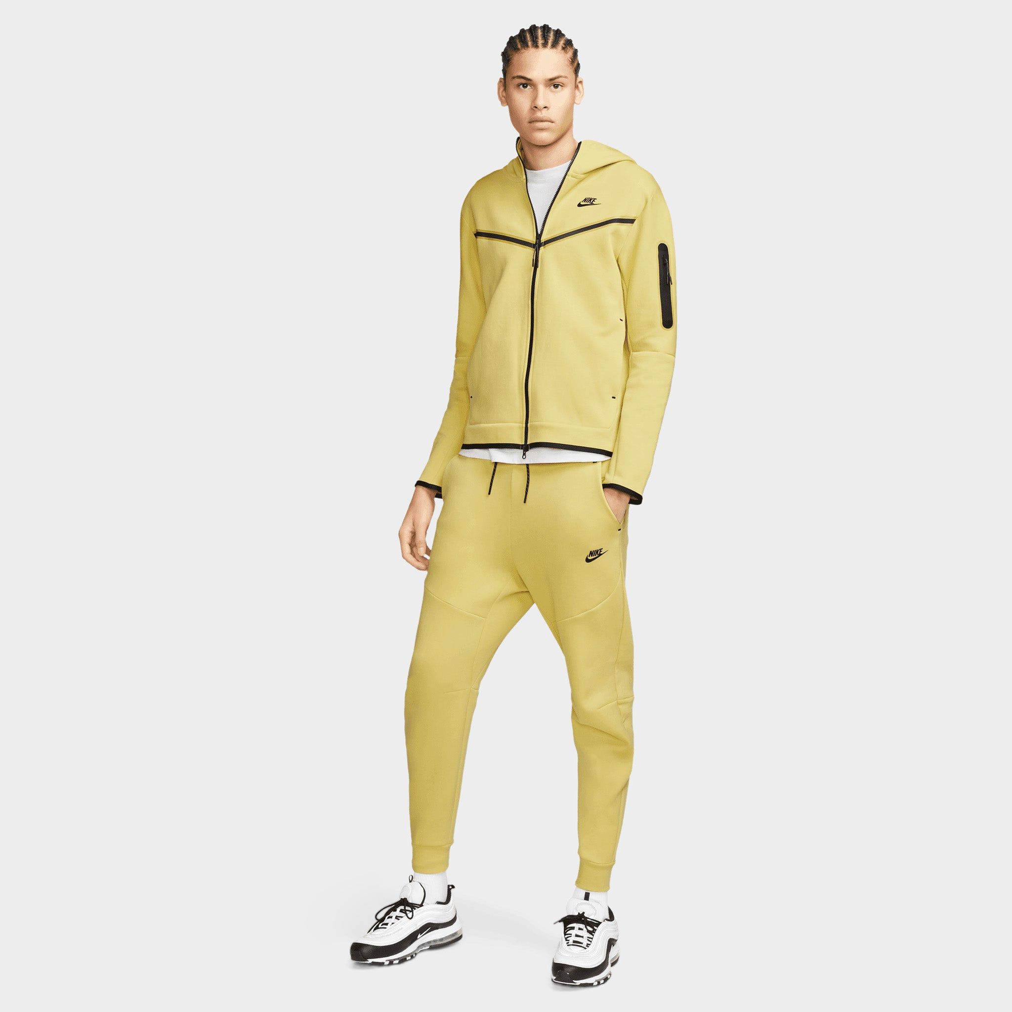 Nike Sportswear Tech Fleece Joggers Saturn Gold / Black sold by JD Sports product image thumbnail 6