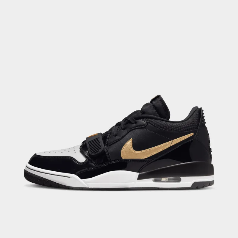 Jordan Legacy 312 Low Black / White - Metallic Gold sold by JD Sports