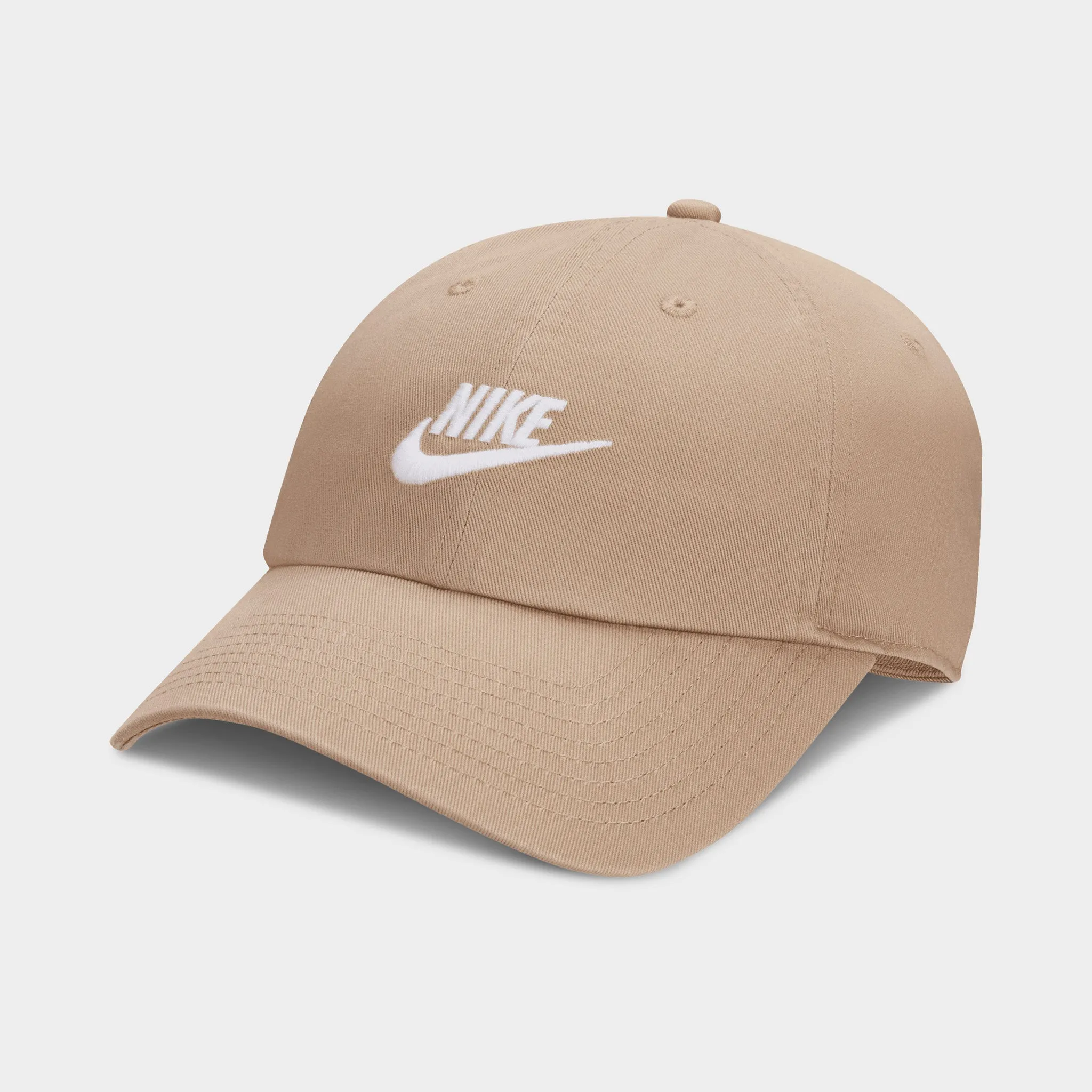 Nike Club Unstructured Futura Wash Cap Khaki / White sold by JD Sports