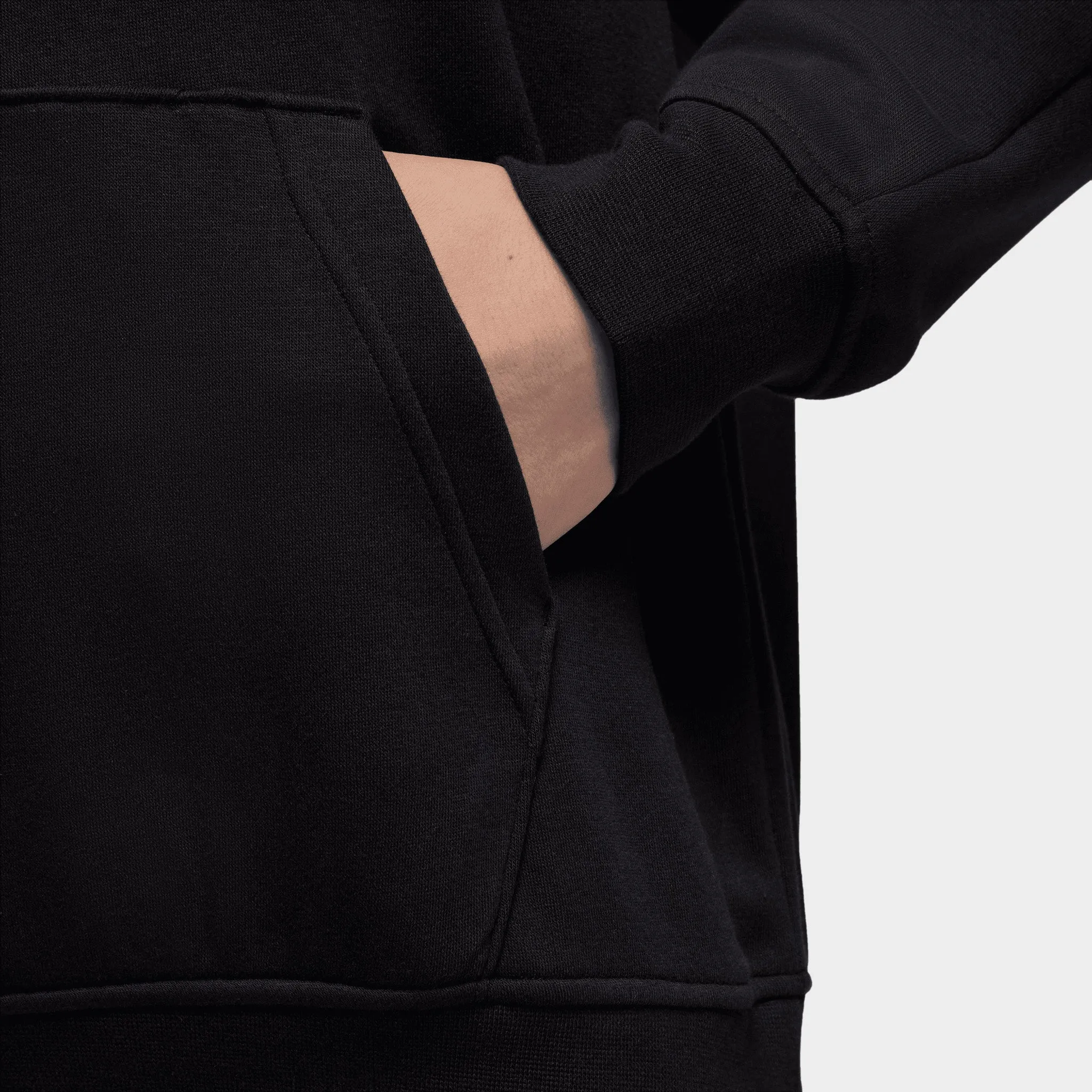 Jordan Flight MVP Statement Fleece Pullover Hoodie Black / Sail sold by JD Sports product image thumbnail 5