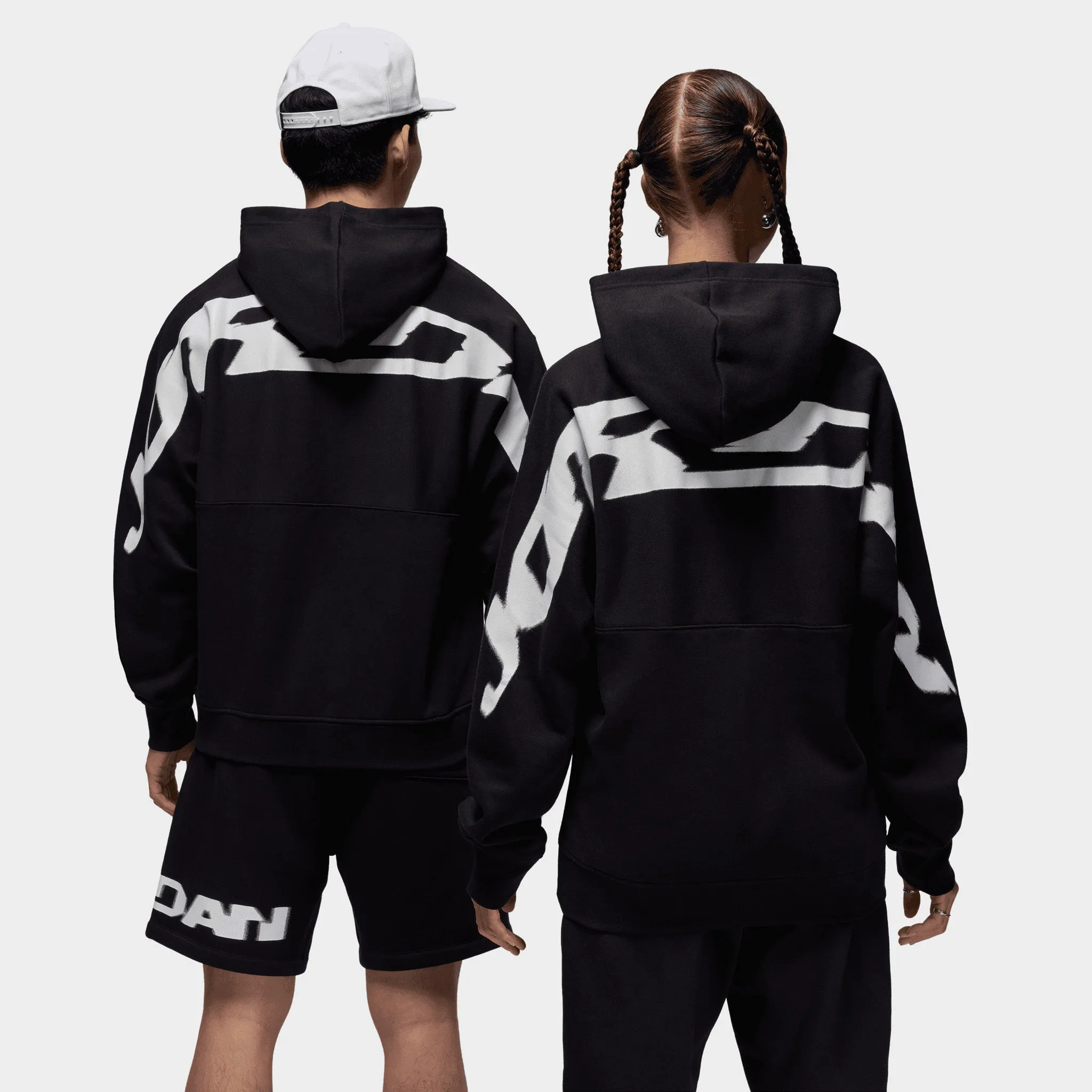 Jordan Flight MVP Statement Fleece Pullover Hoodie Black / Sail sold by JD Sports product image thumbnail 2