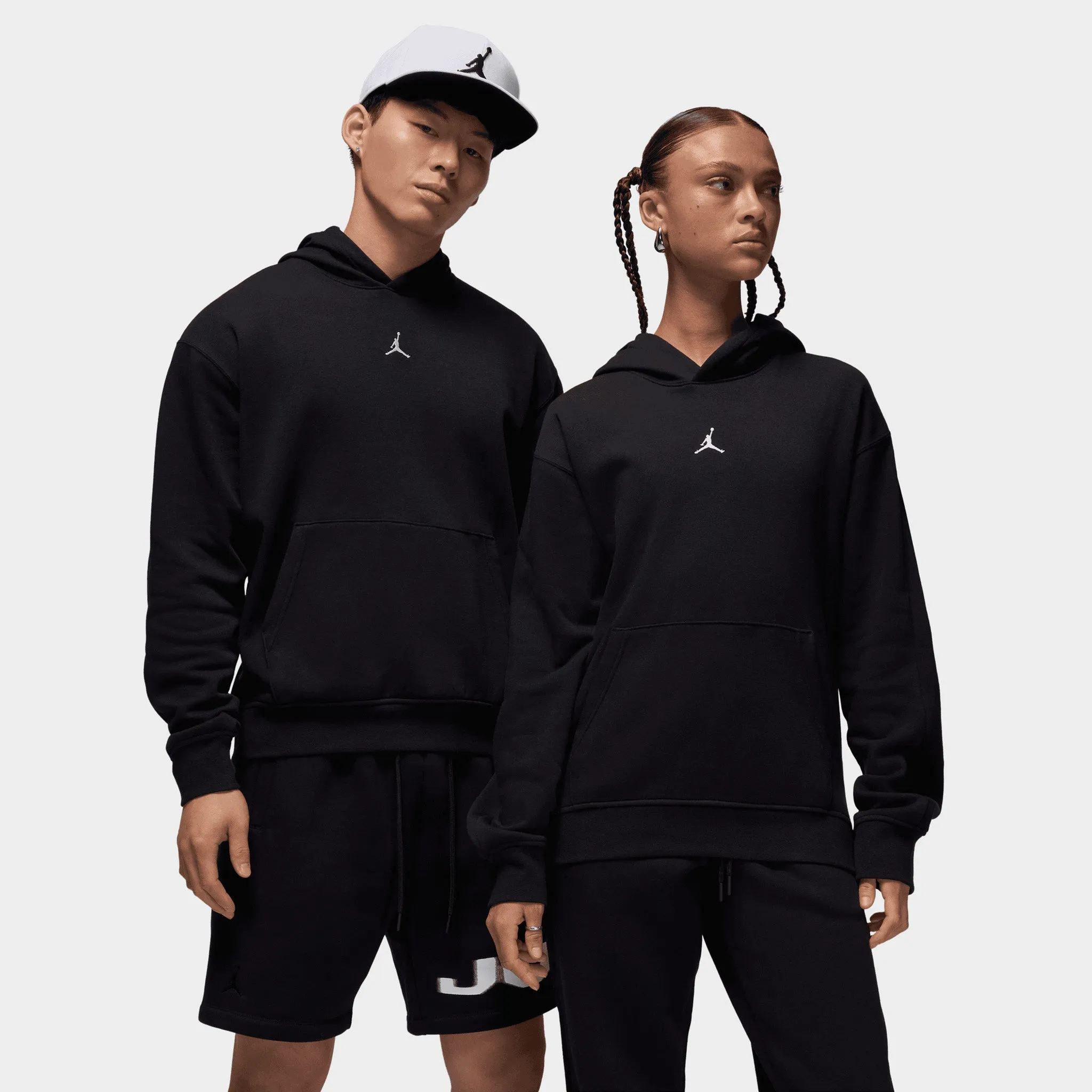 Jordan Flight MVP Statement Fleece Pullover Hoodie Black / Sail sold by JD Sports