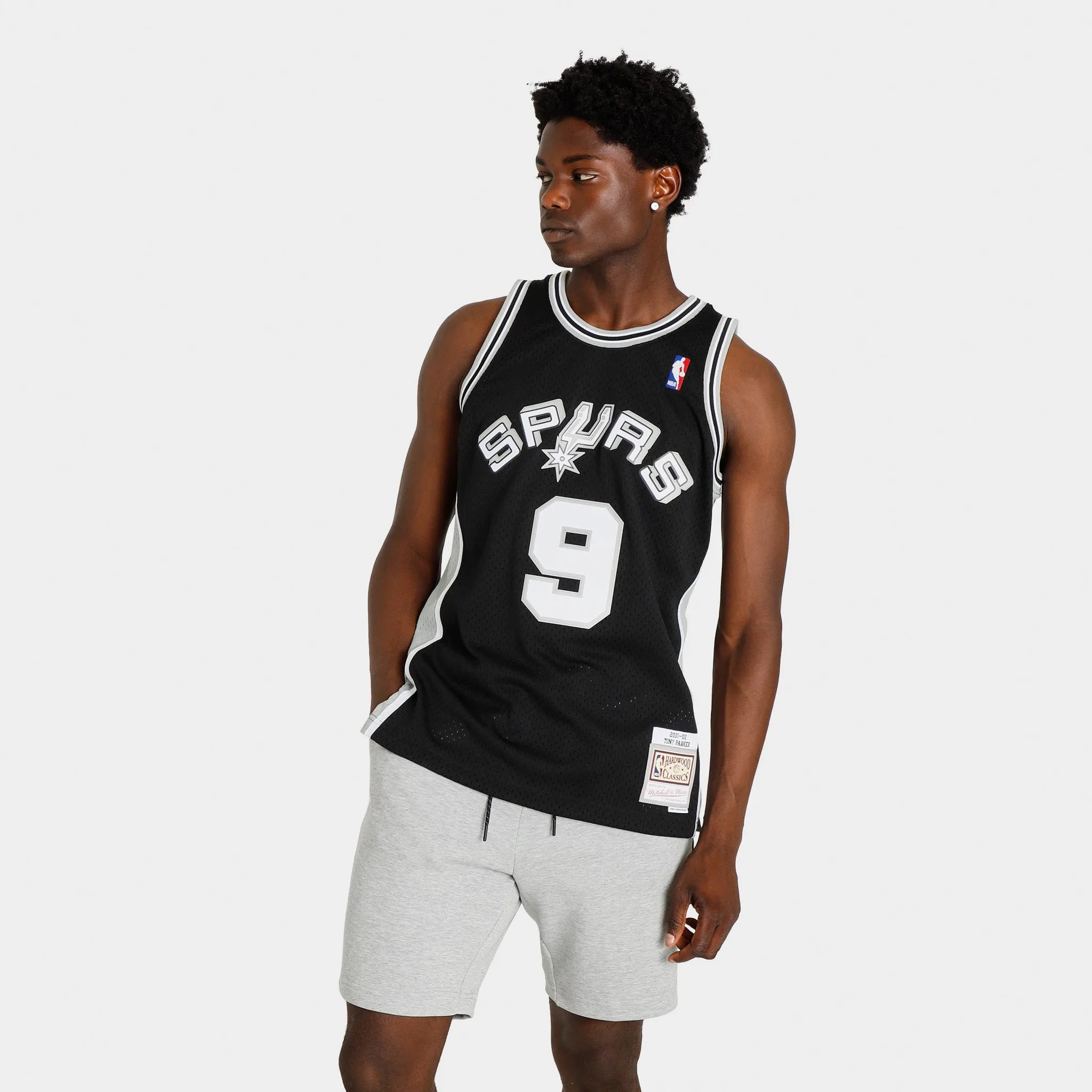 Mitchell & Ness San Antonio Spurs Tony Parker Swingman Jersey / Black sold by JD Sports