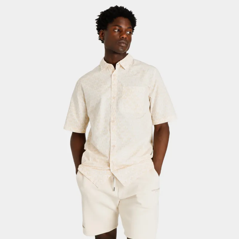 adidas Originals Graphics Monogram Allover Print Shirt / Sand Strata made by JD Sports