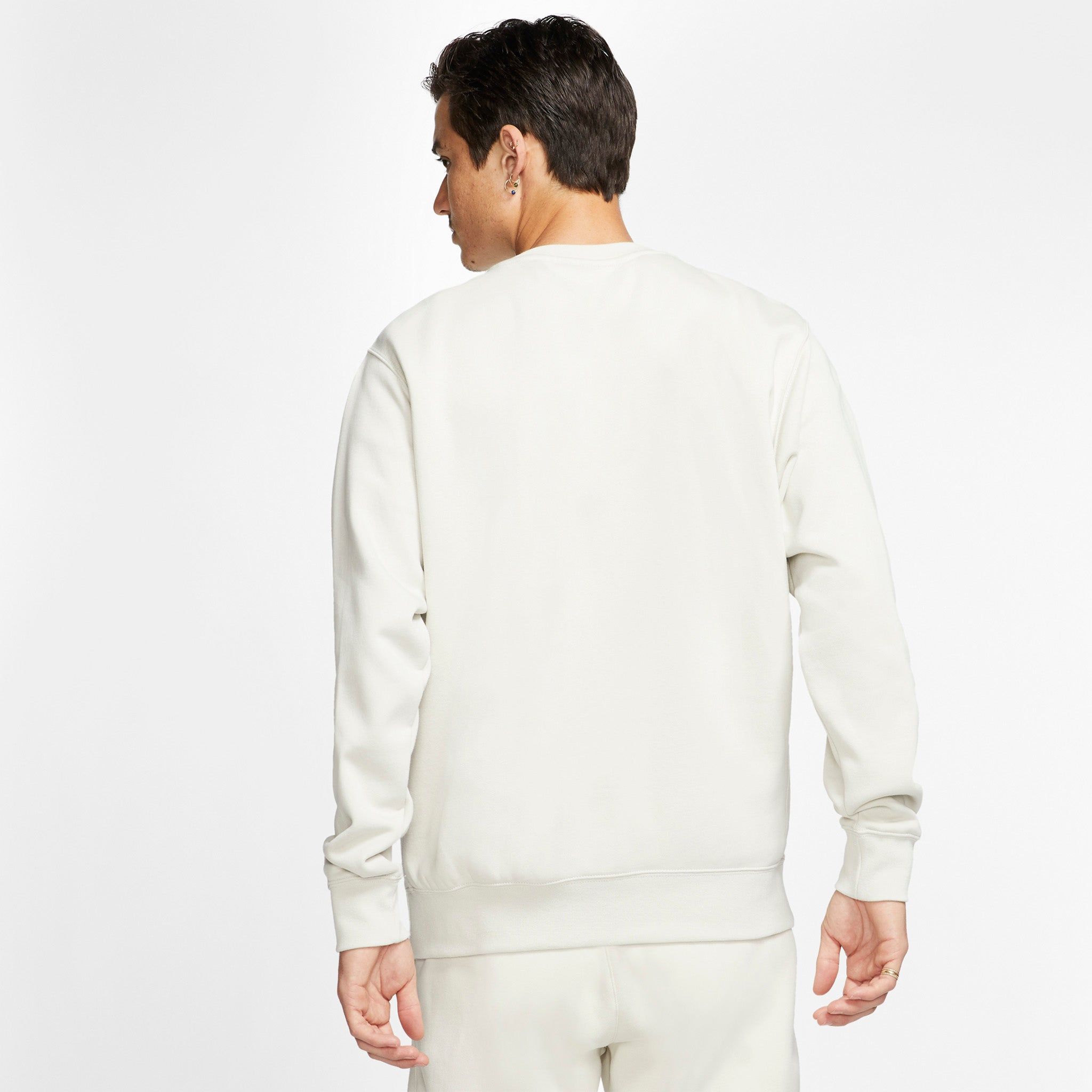 Nike Sportswear Club Fleece Crewneck Light Bone / White sold by JD Sports product image thumbnail 2