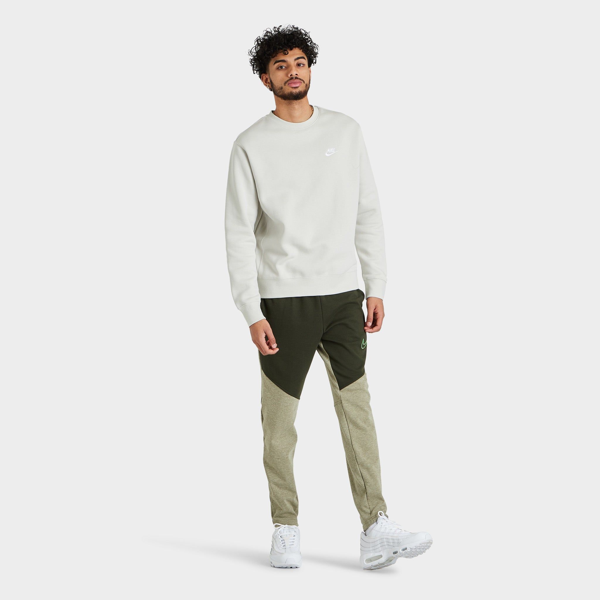 Nike Sportswear Club Fleece Crewneck Light Bone / White sold by JD Sports product image thumbnail 9