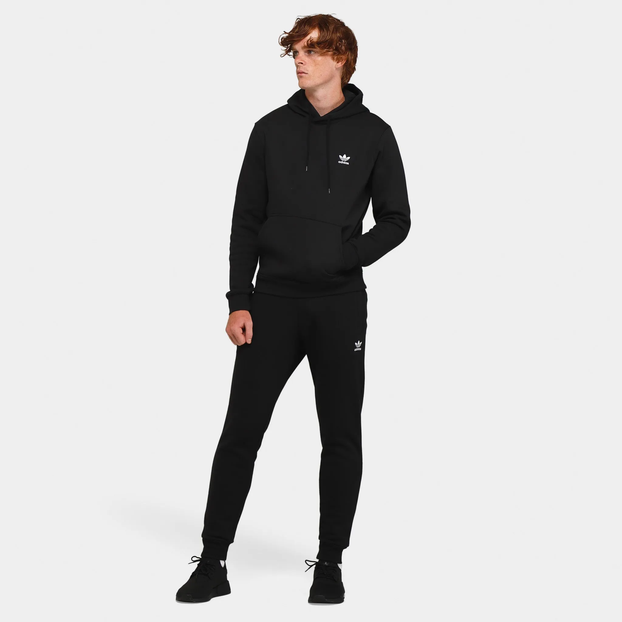adidas Originals Trefoil Essentials Pullover Hoodie / Black sold by JD Sports product image thumbnail 5