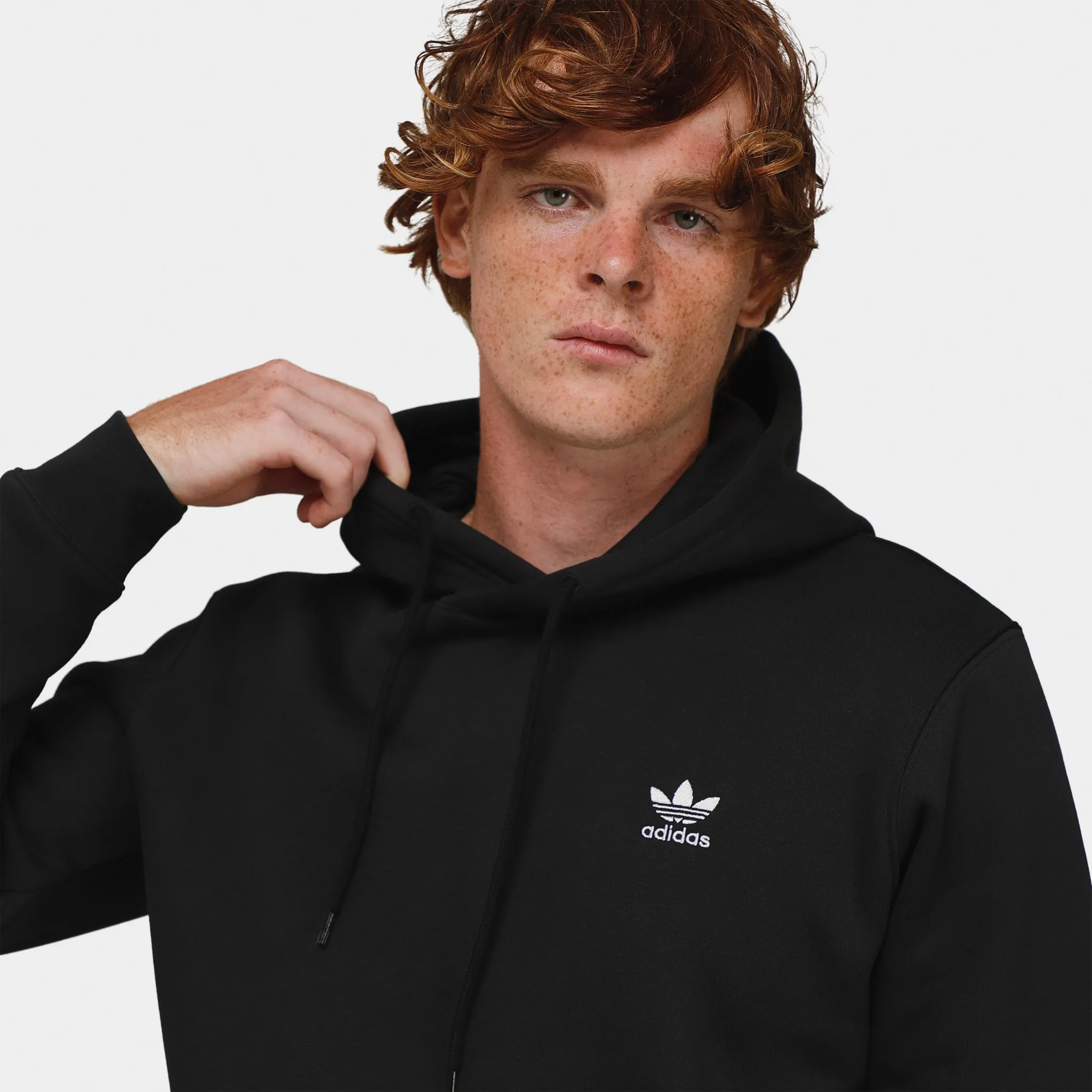 adidas Originals Trefoil Essentials Pullover Hoodie / Black sold by JD Sports product image thumbnail 2