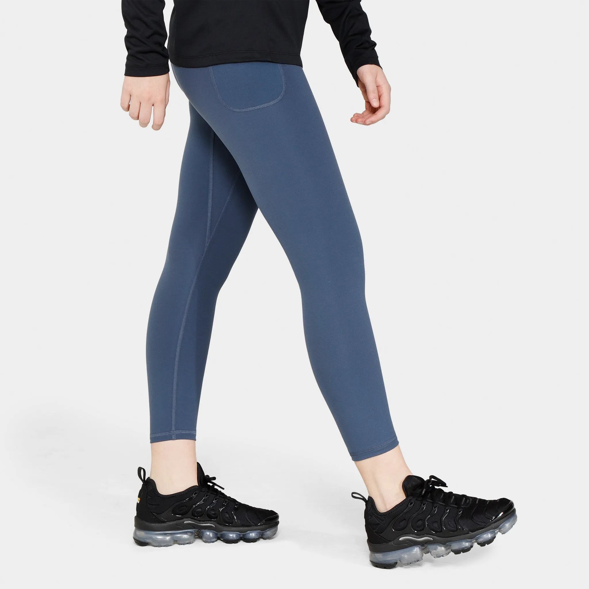 Under Armour Women's Motion Branded Ankle Leggings Downpour Grey / Harbour Blue sold by JD Sports product image thumbnail 5