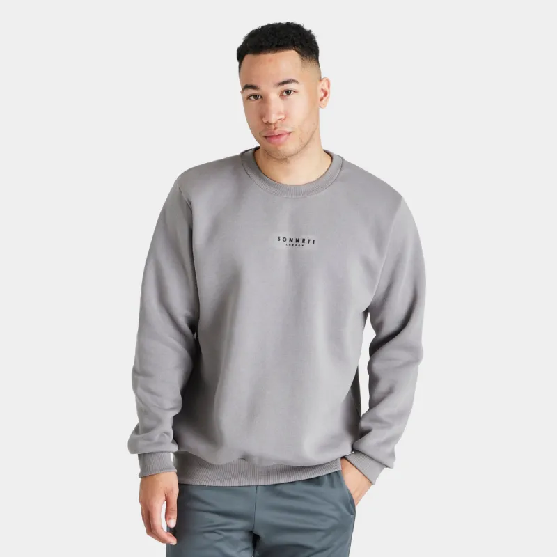 Sonneti London Fleece Crewneck / Titanium sold by JD Sports