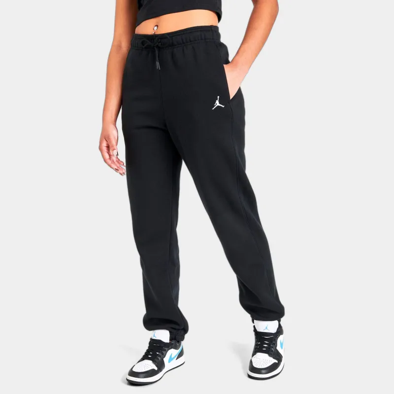 Jordan Women's Brooklyn Fleece Pants Black / White sold by JD Sports