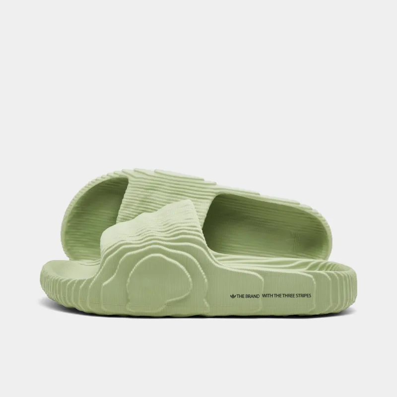 adidas Originals Adilette 22 Magic Lime / Magic Lime - Magic Lime sold by JD Sports